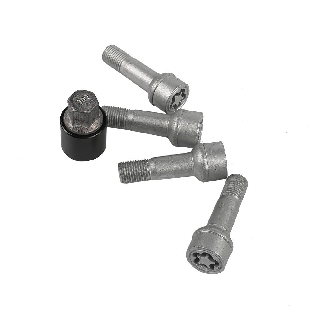 ya 5 8.10 5pcs A0019901707 M14x1.5x45 Wheel Set Studs Lugs Long Safety Bolts Fits for Mercedes