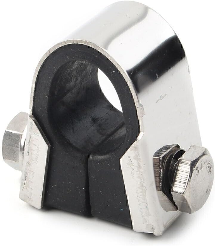 ya 4 8.14 Motorcycle Speedo Clamp Gauge Rubber For 7/8 1 Handlebar Mounting Bracket