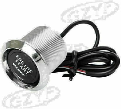 ya 4 8.14 Car Engine Start Push Button Standard Ignition Starter Switch Blue LED Light