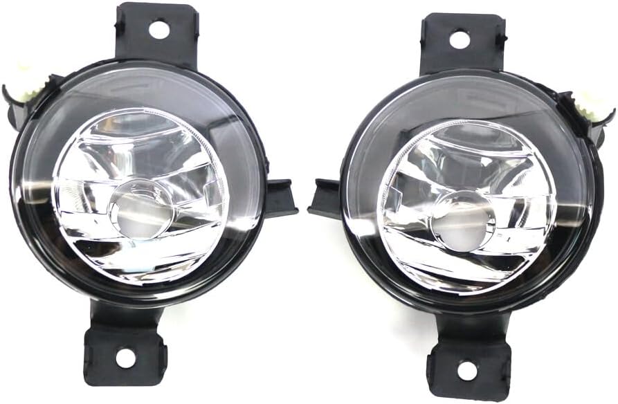 ya 13 9.15 baidi Pair Front Bumper Fog Light Lens Fog Lamp Cover Clear For for BMW X5 E70 2011-2013