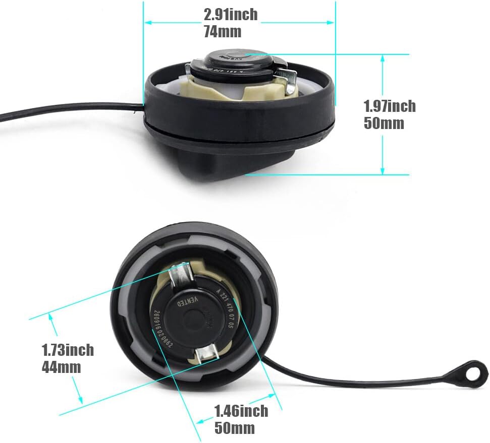 ya 5 8.10 Fuel tank gas filler cap for Mercedes-benz C CL CLS EG GLK SLK 214700605