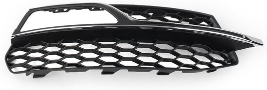 ya 4 8.8.2 Honeycomb Mesh Front Bumper Fog Light Grille Cover With Chrome Trim for Audi A3