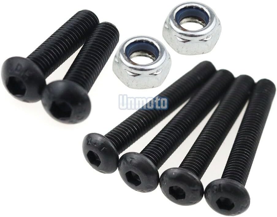 ya 23 10.7 baidi Black Fairing Bolt Kit body screws Clips for Yamaha YZF R6 2003-2005 R6S 06-09