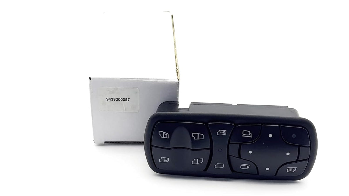 ya 9 10.24 Driver Power Window Switch for Mercedes-Benz Actros MP2 A9438200097 9438200
