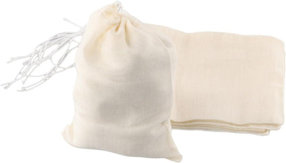 ya 14 9.20 baidi 10pcs/set Cotton Muslin Drawstring Straining Bag For Spice Herb Bouquet Garni-1