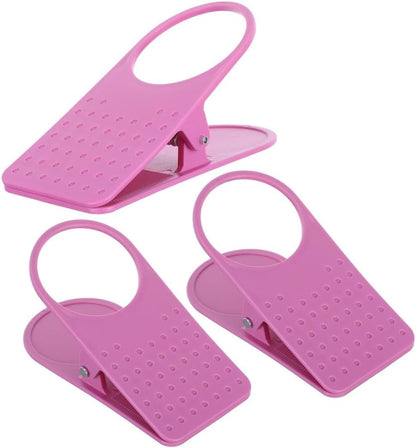 ya 26 10.21 baidi 3pcs Portable Desk Side Hu Clip Drinking Cup Holder Clip Teacup Clamp
