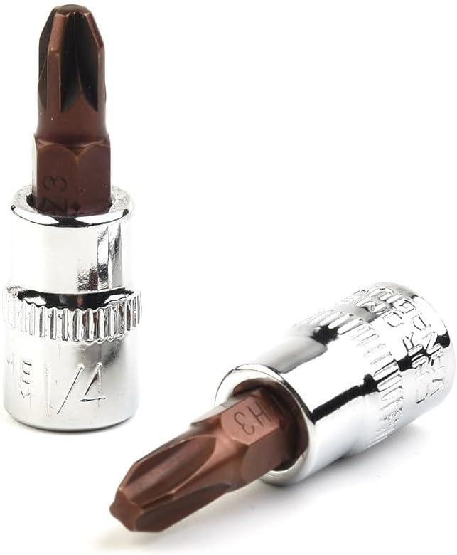 ya 14 9.20 baidi Bit Screwdriver Bit 38mm 6.35mm / 1/4 Chrome Vanadium Steel Drive PH1-1