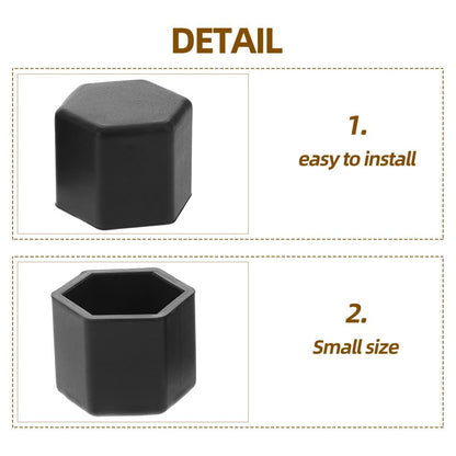 ya 13 9.15 baidi 20 Pcs Wheel Hub Decorative Nut Set Automotive Part Car Lug Nuts