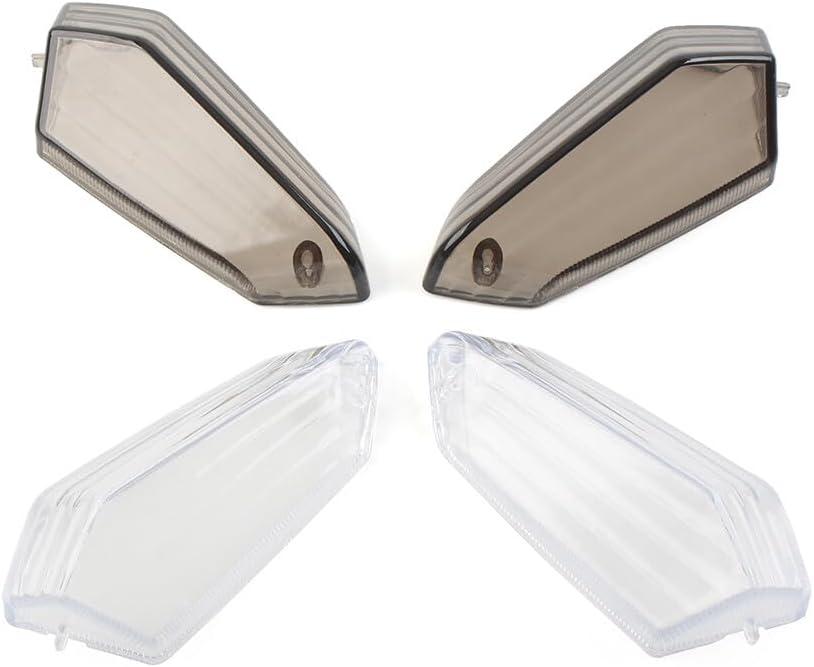 ya 4 8.10 2pcs Motorcycle Rear Turn Signal Light Lens for Kawasaki NINJA 300 650 1000