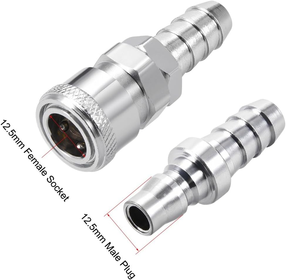 ya 14 9.20 baidi Quick Coupler, Air Hose Fitting Connector 13. m Barb Quick Disconnect Set-1