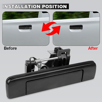 ya 5 8.10 Black Tailgate Handle No Keyhole for 2012-2016 for Holden Colorado RG/for Isuzu DMAX