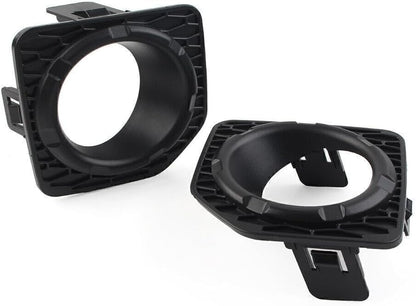 ya 10 9.16 zhengce for Land Rover lander 2 06-2014 2x Front Bumper Fog Lamp Bezel Cover Black