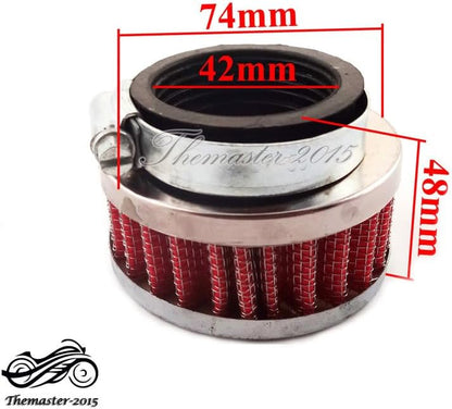 ya 5 8.10 High Performance 42mm Air Filter For GY6 150cc ATV Quad Go Kart Moped Scooters