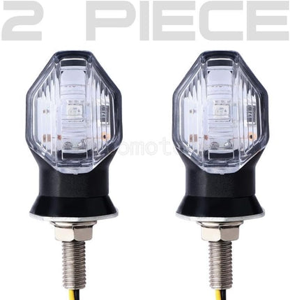 ya 7 8.24 baidi 2x Motorcycle LED Amber Turn Signal Lights Blinker Indicator for Suzuki for Yamaha
