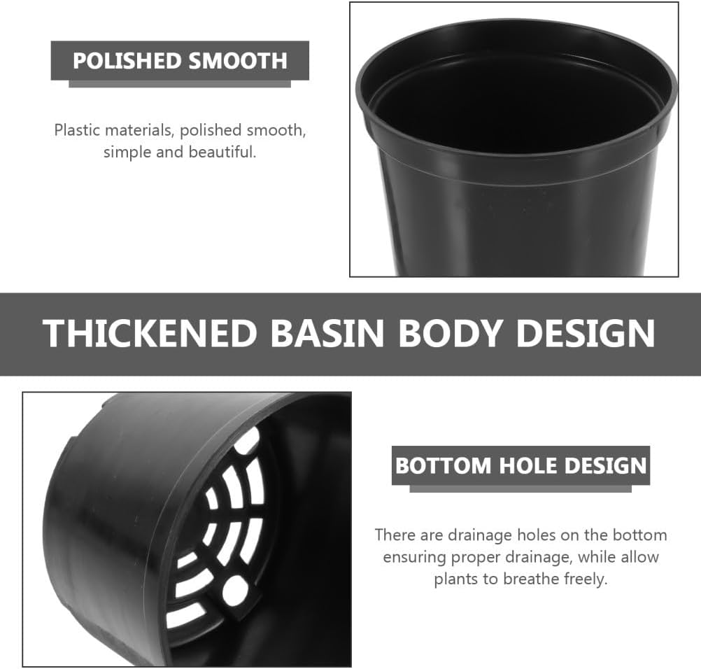 ya 26 10.21 baidi 20 Pcs Plastic Flower Breeding Cups Plant Nursery Pots Lightweight