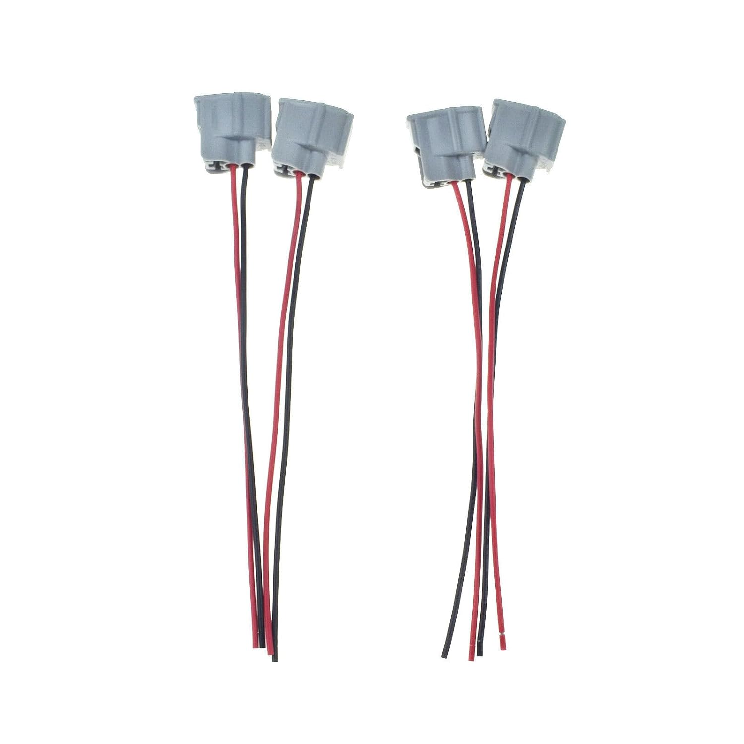 ya 2 8.15 4-Piece Female Fuel Injector Connector Electrical Plug Harness Suitable for Toyota for Lexus 