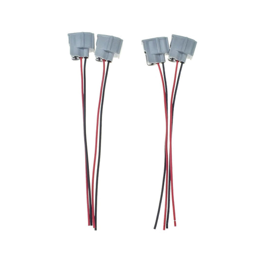 ya 2 8.15 4-Piece Female Fuel Injector Connector Electrical Plug Harness Suitable for Toyota for Lexus 