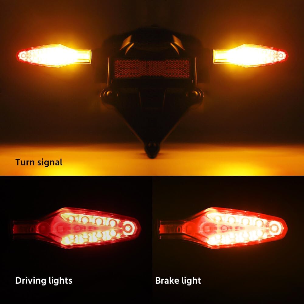 ya 13 9.15 baidi LED Rear Turn Signal Light Flash Indicator Tail Light for BMW M1000RR S1000RR