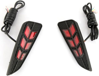ya 4 8.8 pair LED Rear Bumper Reflector Brake Tail Light Lamp For 2018 for Toyota C-HR CHR
