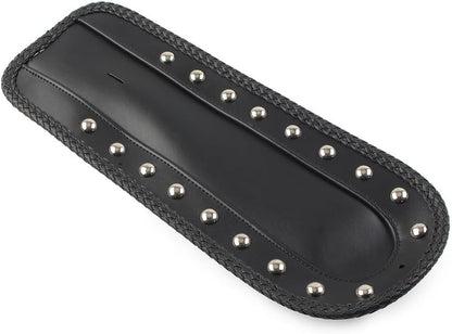 ya 4 8.8.2 Rear Fender Bib Solo for SEAT for Harley Sportster XLH 1200 1100 883 PU-Leder Black