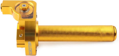 ya 6 8.24 baidi 7/8inch Motorcycle Handlebar CNC Hand Grip Twist Throttle Accelerator Gold