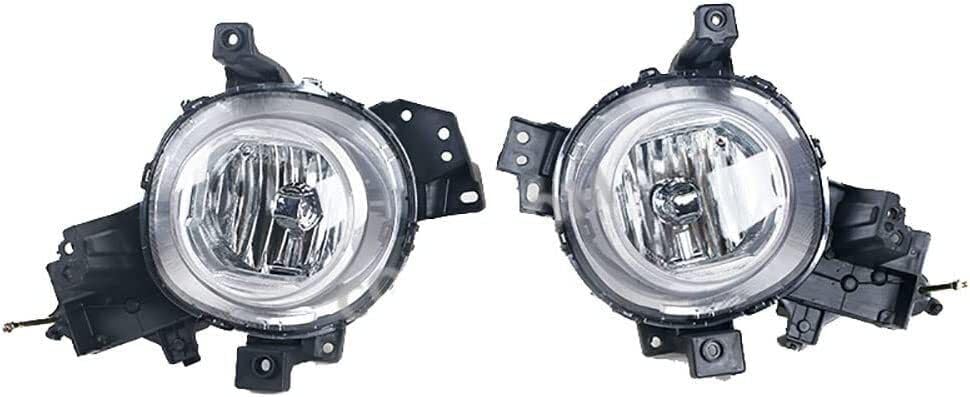 ya 7 8.24 baidi Car Pair Front Bumper Fog Light Lamp Assembly With Bulb for Kia Soul 2017-2019