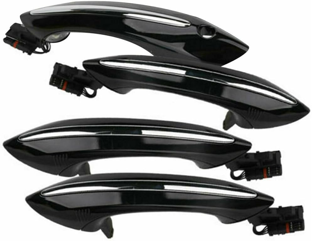 ya 2 8.15 4pcs Exterior Comfort Door Handle Set for BMW F01 F10 F02 F06 F11 F18