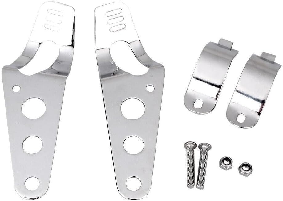ya 9 10.24 38-43mm Universal Headlight Mount Bracket Fork Ear for Harley Chopper Cafe