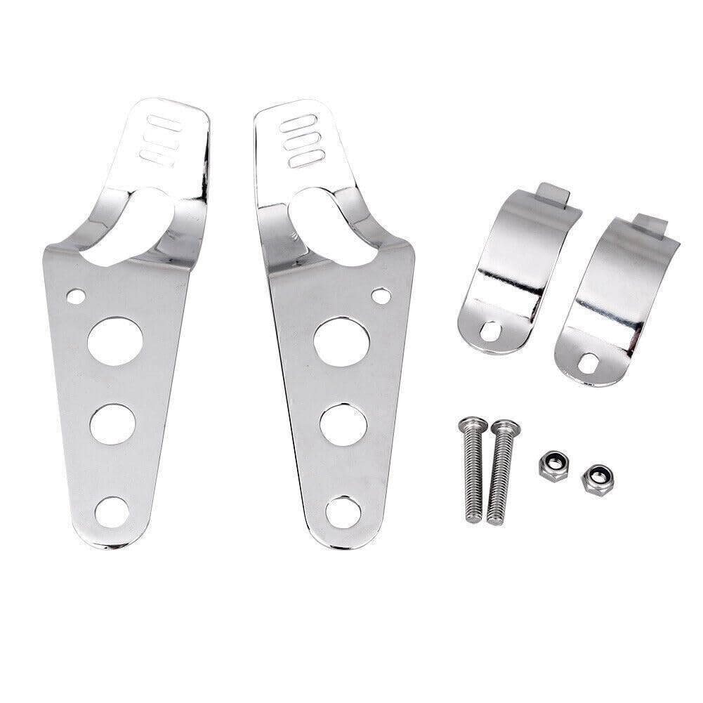 ya 6 8.14 38-43mm Universal Headlight Mount Bracket Fork Ear for Harley Chopper Cafe Racer