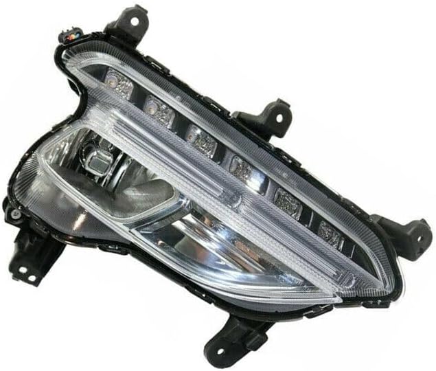 ya 2 8.15 Right front fog light daytime running light suitable for 2016-2018 for Hyundai Santa Fe Sport