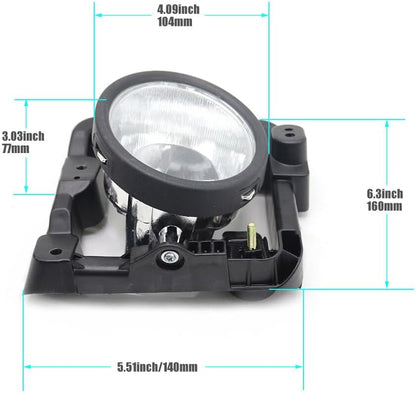 ya 4 8.10 Driving bumper fog lamp and right side suitable for Acura TSX 33900-TL0-A01