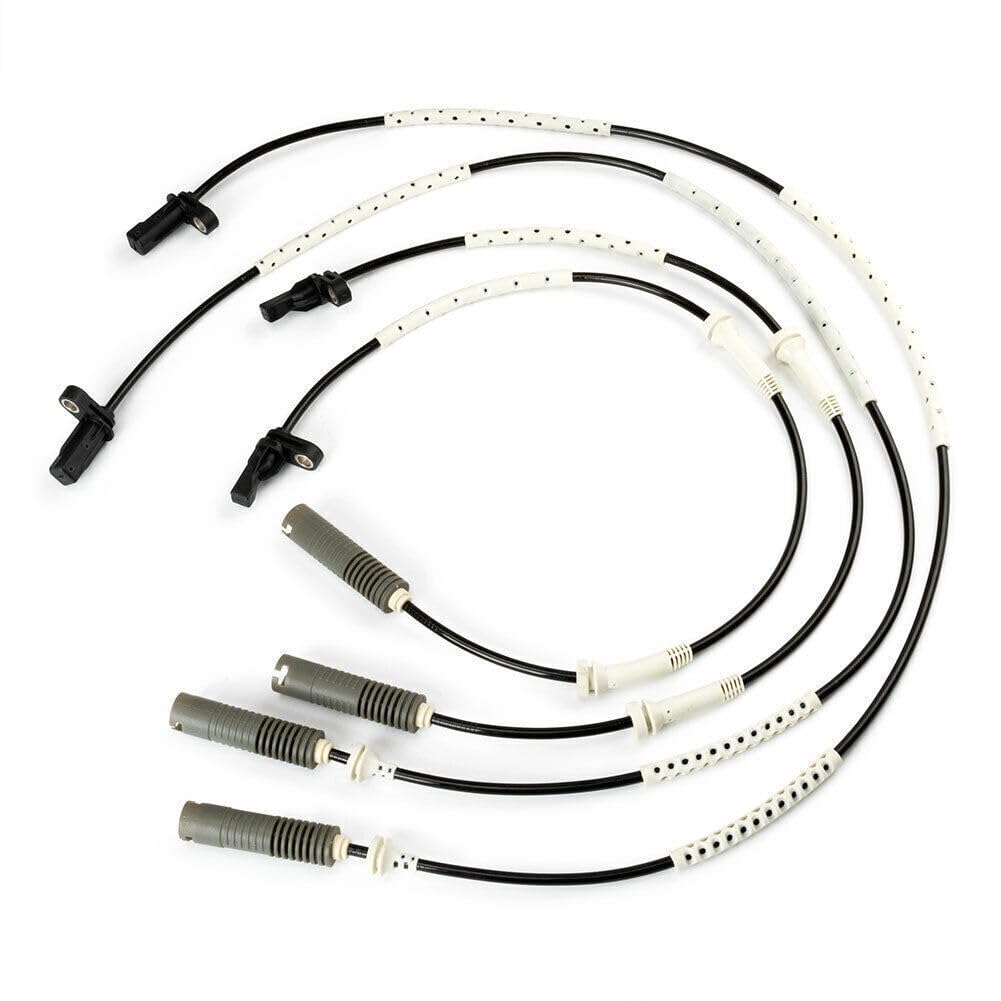 ya 9 10.24 4Pcs ABS Wheel Speed Sensor Front Rear Right Left for 128i 323i 325i 328i E90 US