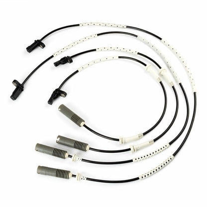 ya 9 10.24 4Pcs ABS Wheel Speed Sensor Front Rear Right Left for 128i 323i 325i 328i E90 US