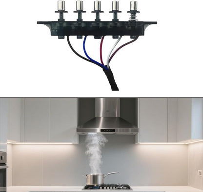 ya 14 9.20 baidi Reliable 5 Button Ran Hood Switch for Safe Control of Kitchen Appliances-1