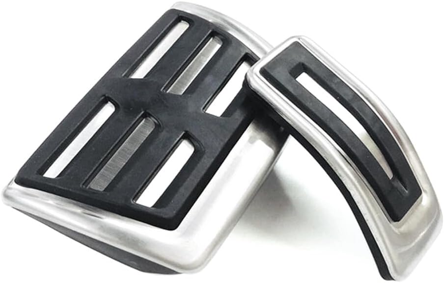 ya 11 9.14 baidiStainless Steel Car Brake Gas Pedals Cover for Audi A4 A5 A6 A7 A8 Q3 Q5 2008-15