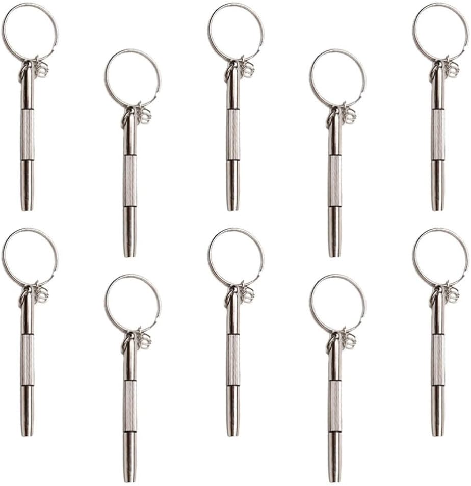 ya 26 10.21 baidi 10 Pcs Screwdriver Optical Tools for Eyeglasses Sunglasses Repair Kit-2