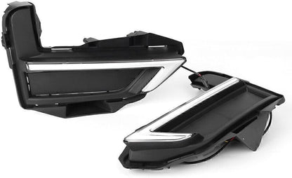 ya 4 8.8 Fit for Nissan Rouge X-trail 2017-18 LED Daytime Running Light Fog Lamp Turn Signal
