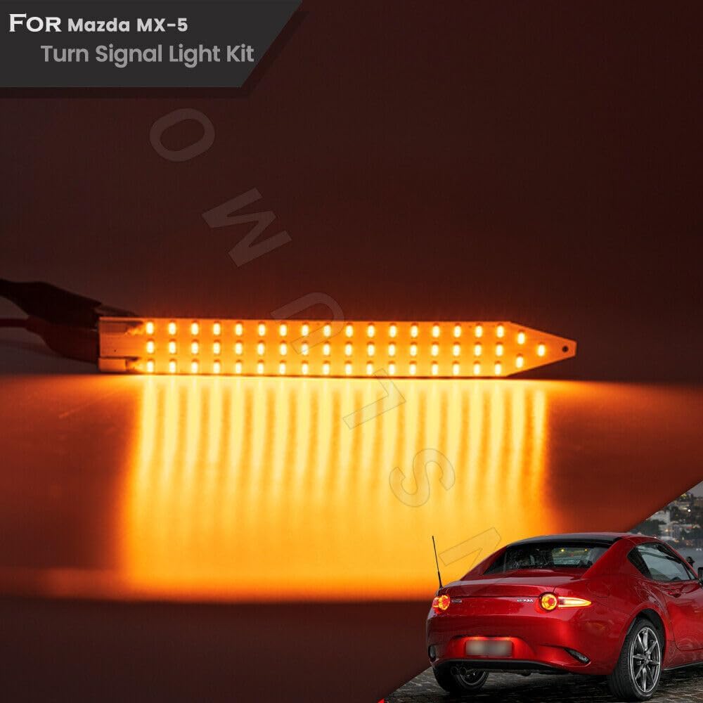 ya 7 8.24 baidi Continuous Amber LED Tail Light Turn Signal Light 16-up for Mazda Miata mx-5 ND