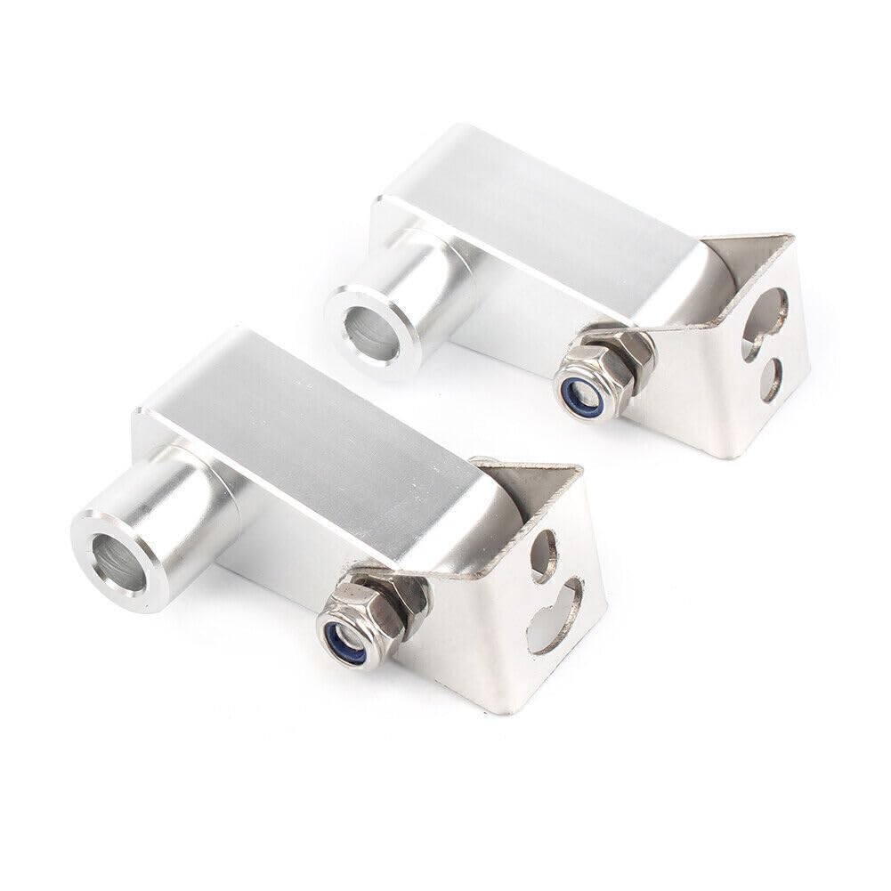 ya 6 8.14 Motor Fog Light Bracket Modification Support Holder for Yamaha YZF R6 R1 Silver