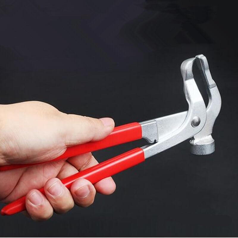 ya 6 8.14 Car tire Replacement and Repair Pliers, Metal Wheel Weight Pliers, Hammer tire Balancer Tool
