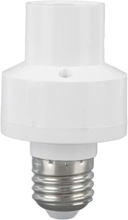 ya 26 10.21 baidi ? White 2PCS Smart Light Bulb Socket Wireless Control Lamp Holder Voice