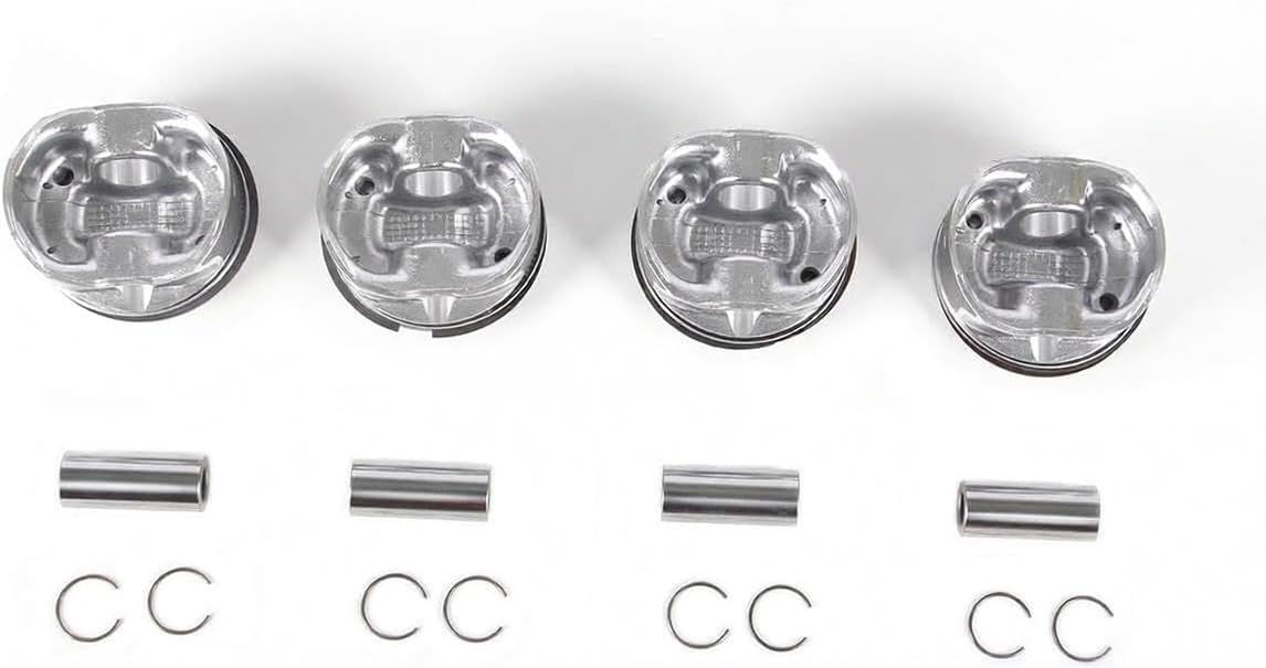 ya 28 10.13 zhengce 2.0T Pistons & Rings Set +0.5 mm Fit for Buick for Chevrolet for Saab 8901