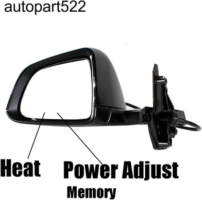 ya 4 8.10 for Tesla Model Y 2020-2023 Black Left Driver Side Mirror 13 Pin Heated