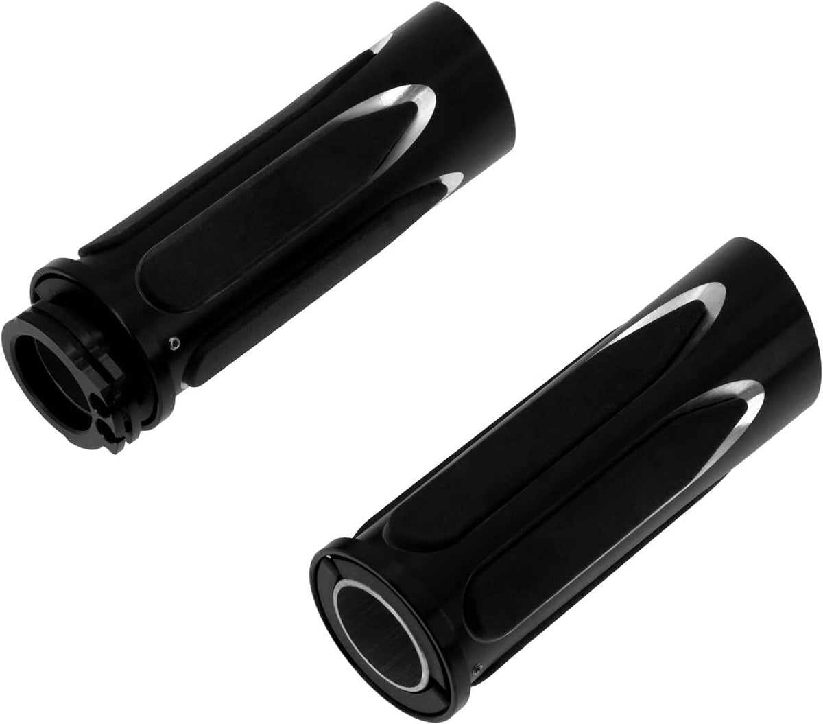 ya 11 9.14 baidiCNC 1 Handlebar Hand Grips for Harley Touring Road King Electra Glide 1996-2007