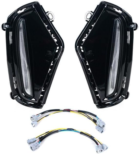 ya 2 8.15 LED dual color DRL fog light with turn signal function suitable for Toyota RAV4 2019-2024