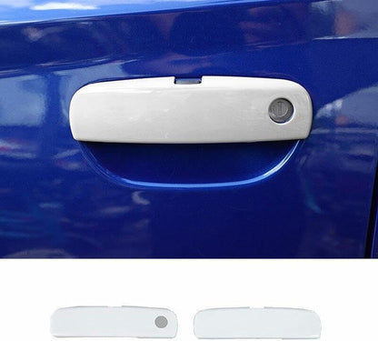 ya 2 8.15 for Dodge Challenger 2012-2022 ABS White Exterior Door Handle Cover Trim 