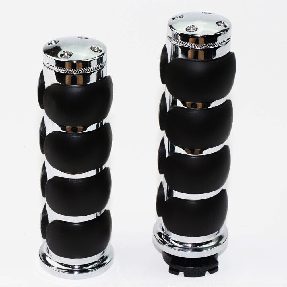 ya 11 9.14 baidiMotorcycle 1 inch Handlebar end Grip for Honda Shadow Stateline Sabre Valkyrie-