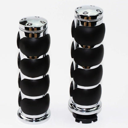 ya 11 9.14 baidiMotorcycle 1 inch Handlebar end Grip for Honda Shadow Stateline Sabre Valkyrie-