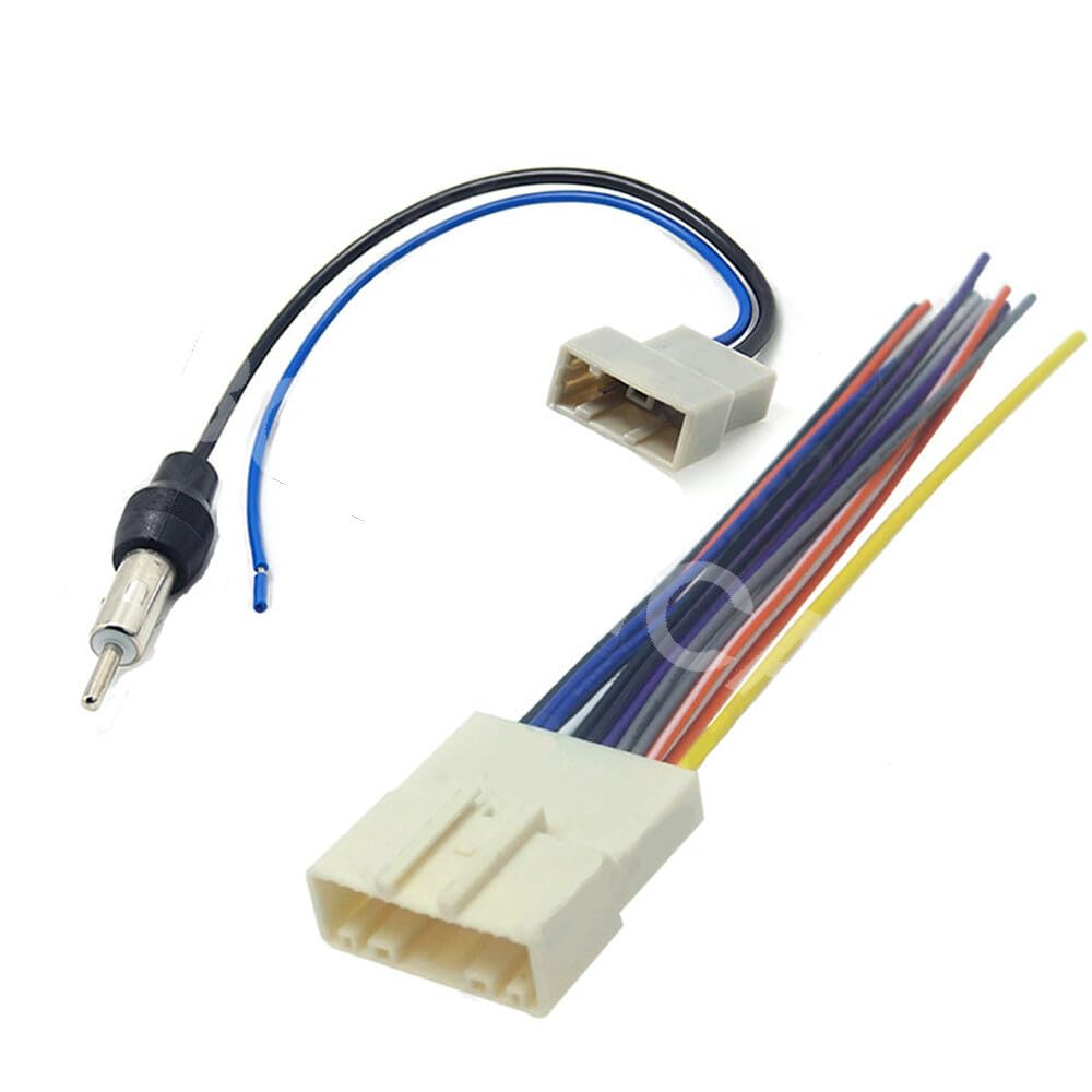 ya 9 10.24 Fit for Nissan 370Z 2009-2013 Radio Stereo Wire Harness Cable Antenna Adapt