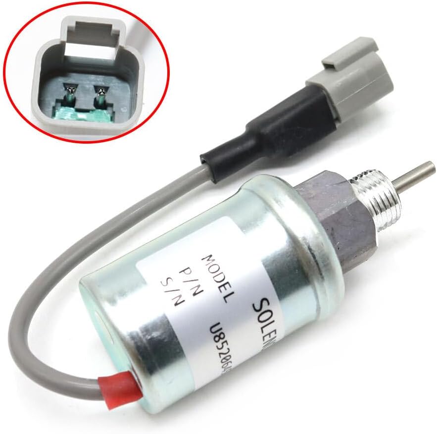 ya 10 9.16 baidi 10PCS 12V Stop Solenoid For Perkins 402D 403D 404D 404C 403C 185206452 U85206452